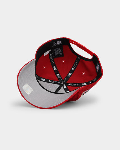 New Era Buffalo Bills 'NFL Season' Corduroy 9FORTY A-Frame Snapback Red/OTC