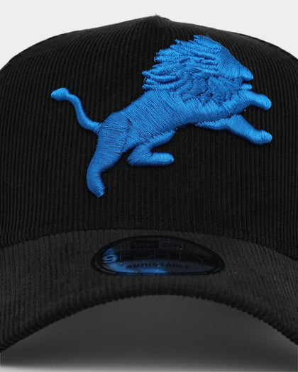 New Era Detroit Lions 'NFL Season' Corduroy 9FORTY A-Frame Snapback Black/OTC