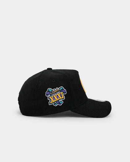 New Era Green Bay Packers 'NFL Season' Corduroy 9FORTY A-Frame Snapback Black/OTC