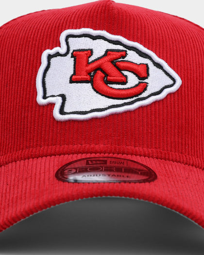 New Era Kansas City Chiefs 'NFL Season' Corduroy 9FORTY A-Frame Snapback Red/OTC