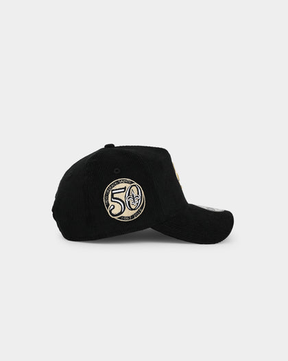 New Era New Orleans Saints 'NFL Season' Corduroy 9FORTY A-Frame Snapback Black/OTC