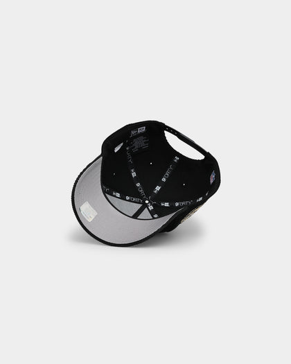 New Era New Orleans Saints 'NFL Season' Corduroy 9FORTY A-Frame Snapback Black/OTC