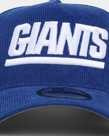 New Era New York Giants 'NFL Season' Corduroy 9FORTY A-Frame Snapback Blue/OTC