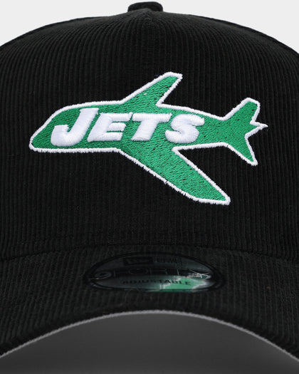 New Era New York Jets 'NFL Season' Corduroy 9FORTY A-Frame Snapback Black/OTC