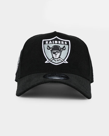 New Era Oakland Raiders 'NFL Season' Corduroy 9FORTY A-Frame Snapback Black/OTC