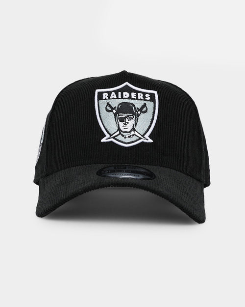 New Era Oakland Raiders 'NFL Season' Corduroy 9FORTY A-Frame Snapback Black/OTC