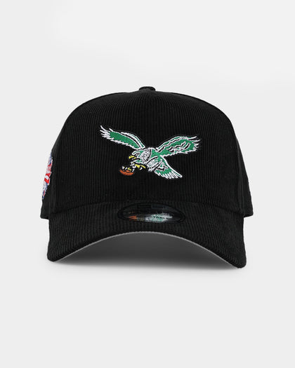 New Era Philadelphia Eagles 'NFL Season' Corduroy 9FORTY A-Frame Snapback Black/OTC