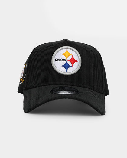New Era Pittsburgh Steelers 'NFL Season Kick Off' Corduroy 9FORTY A-Frame Snapback Black/OTC