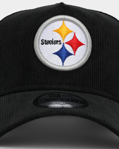 New Era Pittsburgh Steelers 'NFL Season Kick Off' Corduroy 9FORTY A-Frame Snapback Black/OTC