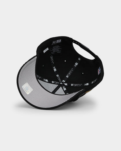 New Era Pittsburgh Steelers 'NFL Season Kick Off' Corduroy 9FORTY A-Frame Snapback Black/OTC