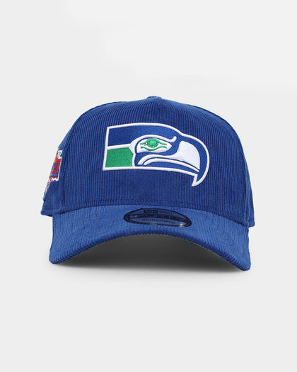 New Era Seattle Seahawks 'NFL Season' Corduroy 9FORTY A-Frame Snapback Blue/OTC