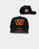 New Era Washington Commanders 'NFL Season' Corduroy 9FORTY A-Frame Snapback Black/OTC