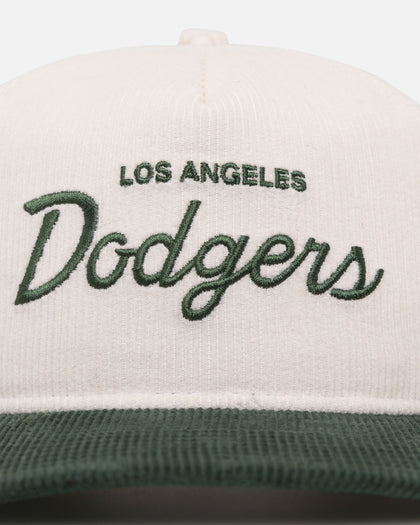 New Era Los Angeles Dodgers 'Currency Corduroy' Golfer Pre-Curved Snapback Chrome White