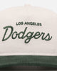 New Era Los Angeles Dodgers 'Currency Corduroy' Golfer Pre-Curved Snapback Chrome White