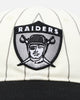 Pro Standard Las Vegas Raiders Pinstripe Classic Dad Hat Strapback Eggshell/Yellow