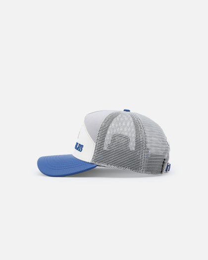 Pro Standard Los Angeles Dodgers Chevron Pinch Front Trucker Snapback Dodger Blue