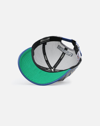 Pro Standard Los Angeles Dodgers Chevron Pinch Front Trucker Snapback Dodger Blue