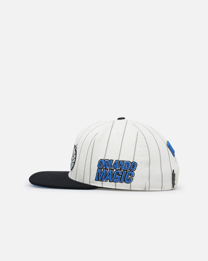 Pro Standard Orlando Magic Pinstripe Wool Snapback Eggshell/Yellow