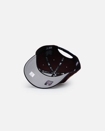 New Era Chicago Bulls 'Autumn Hue' 9FORTY A-Frame Snapback Maroon/Navy