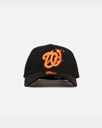 New Era Washington Nationals 'Black Flame' 9FORTY A-Frame Snapback Black/Flame