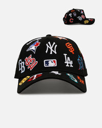 New Era MLB All Over 9FORTY A-Frame Snapback Black