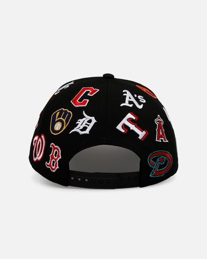 New Era MLB All Over 9FORTY A-Frame Snapback Black
