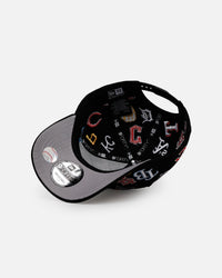 New Era MLB All Over 9FORTY A-Frame Snapback Black