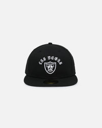 New Era Las Vegas Raiders 'Gothic Arch' 59FIFTY Fitted Black/White