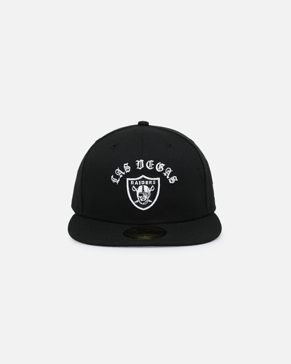 New Era Las Vegas Raiders 'Gothic Arch' 59FIFTY Fitted Black/White