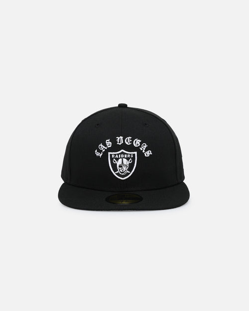 New Era Las Vegas Raiders 'Gothic Arch' 59FIFTY Fitted Black/White