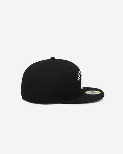 New Era New York Yankees 'Gothic Arch' 59FIFTY Fitted Black/White