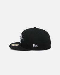 New Era New York Yankees 'Gothic Arch' 59FIFTY Fitted Black/White