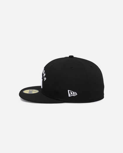New Era New York Yankees 'Gothic Arch' 59FIFTY Fitted Black/White