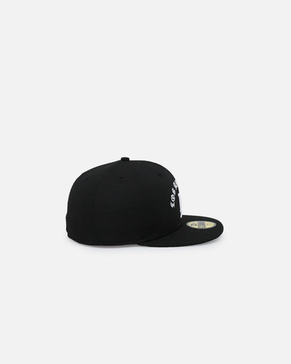 New Era New York Yankees 'Gothic Arch' 59FIFTY Fitted Black/White