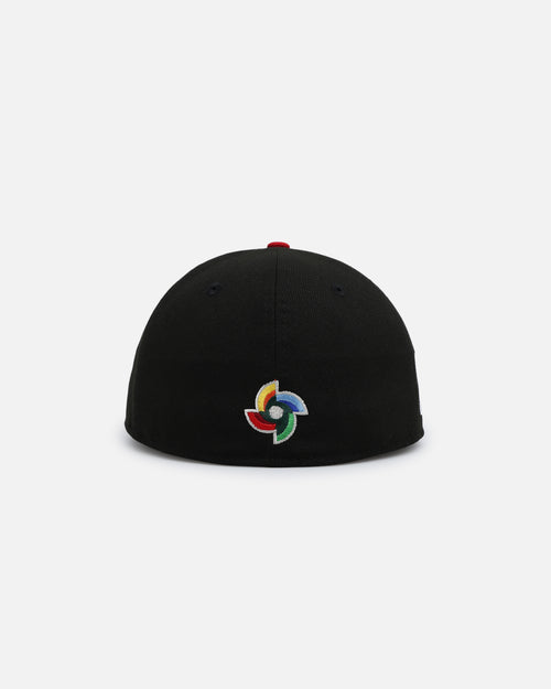 New Era Mexico National Baseball Team 'World Baseball Classic Mexico' 59FIFTY Fitted Black/Scarlet