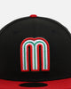 New Era Mexico National Baseball Team 'World Baseball Classic Mexico' 59FIFTY Fitted Black/Scarlet