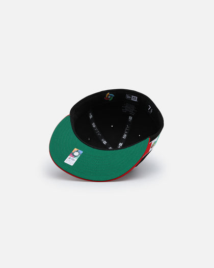 New Era Mexico National Baseball Team 'World Baseball Classic Mexico' 59FIFTY Fitted Black/Scarlet