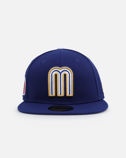 New Era Mexico National Baseball Team 'World Baseball Classic Mexico' 59FIFTY Fitted Dark Royal/Grey
