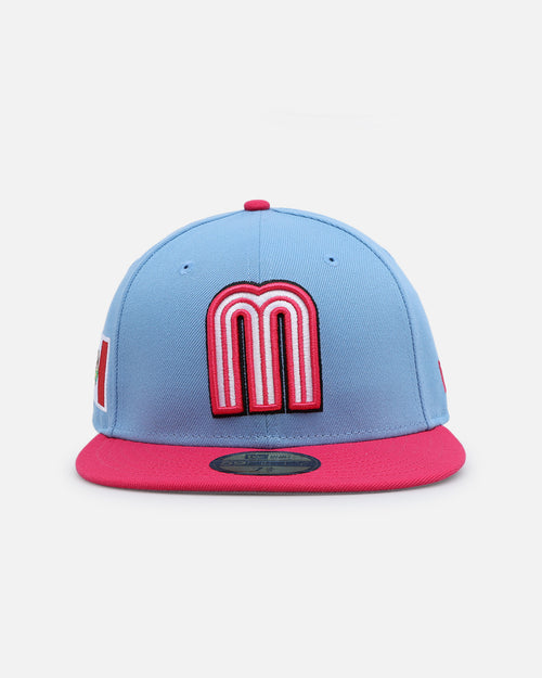New Era Mexico National Baseball Team 'World Baseball Classic Mexico' 59FIFTY Fitted Sky Blue/Bright