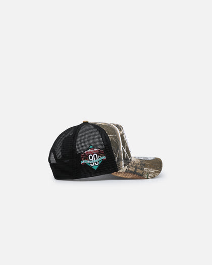 New Era Boston Red Sox 'Real Tree' 9FORTY A-Frame Trucker Snapback Realtree Edge