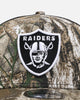 New Era Las Vegas Raiders 'Real Tree' 9FORTY A-Frame Trucker Snapback Realtree Edge