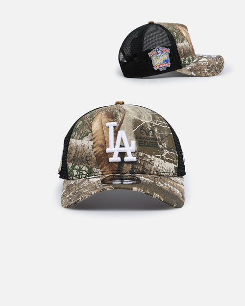 New Era Los Angeles Dodgers 'Real Tree' 9FORTY A-Frame Trucker Snapback Realtree Edge