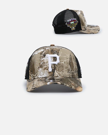 New Era Pittsburgh Pirates 'Real Tree' 9FORTY A-Frame Trucker Snapback Realtree Edge