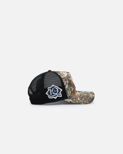 New Era Tampa Bay Rays 'Real Tree' 9FORTY A-Frame Trucker Snapback Realtree Edge