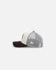 New Era San Diego Padres 9FORTY A-Frame Trucker Snapback Chrome/Walnut