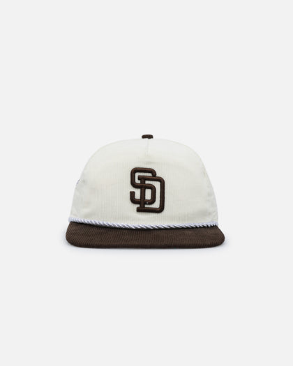 New Era San Diego Padres Golfer Snapback Chrome/Walnut