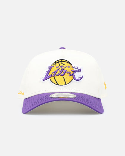 New Era Los Angeles Lakers 'NBA X Hyperfly' 9FORTY A-Frame Snapback Chrome White