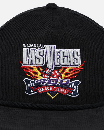 New Era Nascar Las Vegas 'Nascar Sponsor Golfer Collection' Corduroy Golfer Snapback Black
