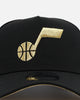 New Era Utah Jazz 'NBA Gold Links' 9FORTY A-Frame Snapback Black/Gold