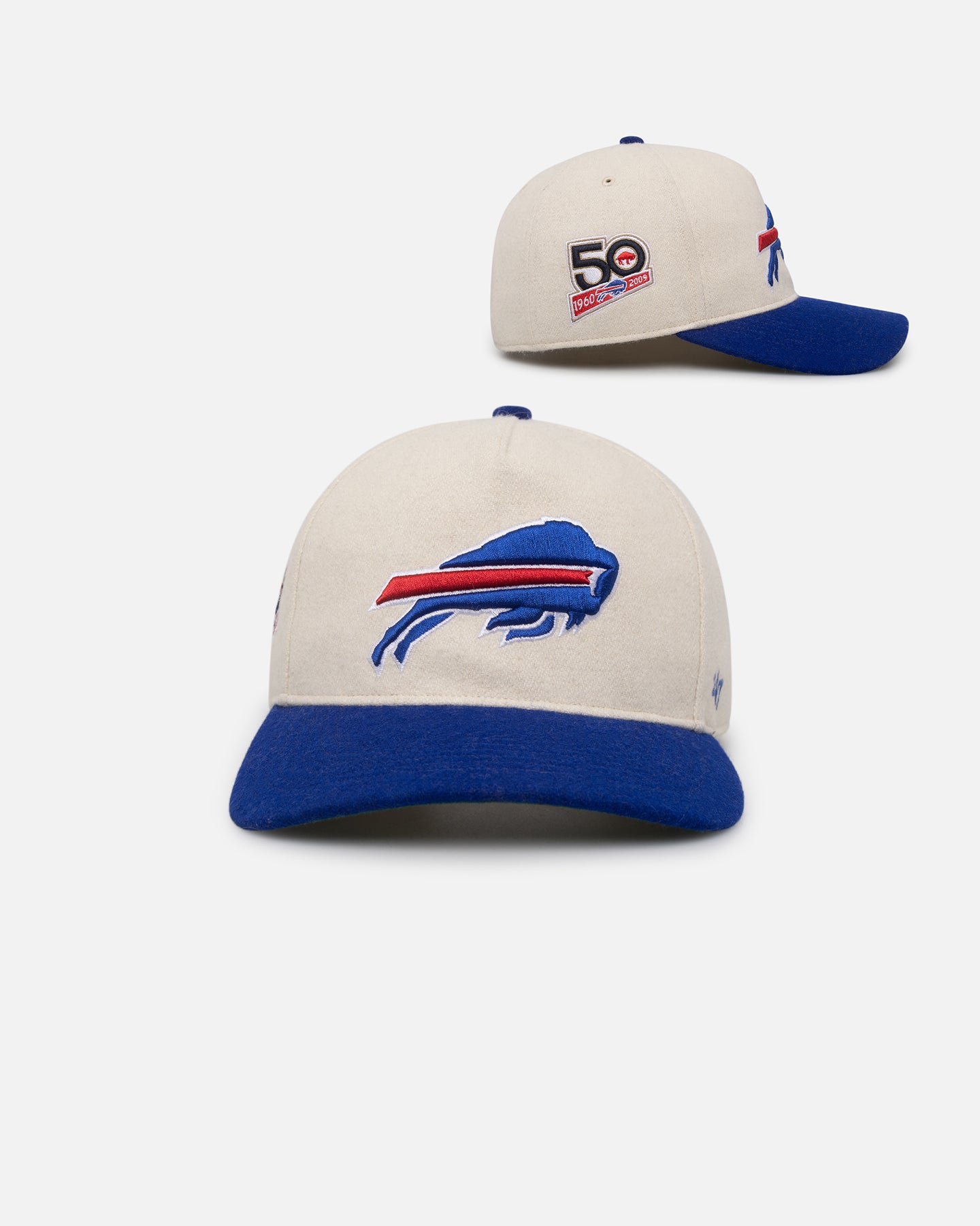 47 Brand Buffalo Bills Legacy Wooly Sure Shot Snapback Natural